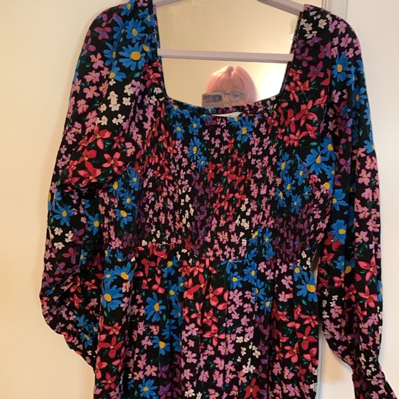 Terra and sky cottagecore dress - Picture 3 of 5